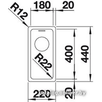 Кухонная мойка Blanco Andano 180-U [522952] - Превью изображения №3 — Интернет-магазин ПроЗаказ
