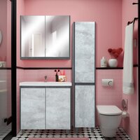  Doratiz Тумба под умывальник Крит 80 9908.129 (серый) - Превью изображения №11 — Интернет-магазин ПроЗаказ