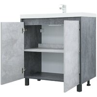  Doratiz Тумба под умывальник Крит 80 9908.129 (серый) - Превью изображения №3 — Интернет-магазин ПроЗаказ