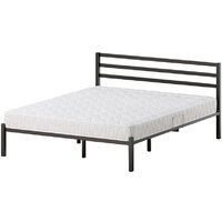 Кровать Домаклево Сталь 180x200 (черный) - Превью изображения №2 — Интернет-магазин ПроЗаказ