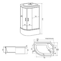 Душевая кабина Erlit ER3512TPR-C2-RUS (120х80) - Превью изображения №4 — Интернет-магазин ПроЗаказ
