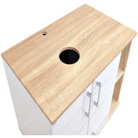  Doratiz Тумба под умывальник Doratiz Гавайи 80 9908.184 (белый/дуб сонома) - Превью изображения №8 — Интернет-магазин ПроЗаказ