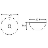 Умывальник D&K Matrix DT1390516 (белый) - Превью изображения №3 — Интернет-магазин ПроЗаказ
