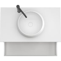  ЗОВ Тумба под умывальник Кито-2 100 2K100LW0MRMC (белый/тростник) - Превью изображения №4 — Интернет-магазин ПроЗаказ