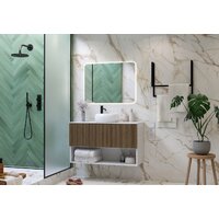  ЗОВ Тумба под умывальник Кито-2 100 2K100LW0MRMC (белый/тростник) - Превью изображения №7 — Интернет-магазин ПроЗаказ