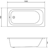 Ванна Lauter Orra 150 21XG150 - Превью изображения №19 — Интернет-магазин ПроЗаказ