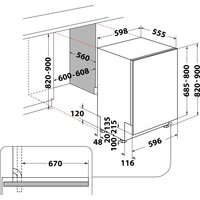 Встраиваемая посудомоечная машина Whirlpool WIP 4O33 PLE S - Превью изображения №13 — Интернет-магазин ПроЗаказ