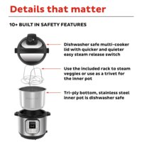 Мультиварка-скороварка Instant Pot Duo 8 - Превью изображения №3 — Интернет-магазин ПроЗаказ
