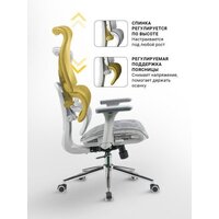 Офисное кресло myroo Office Wizard HS-3853H-1-G (light grey) - Превью изображения №14 — Интернет-магазин ПроЗаказ