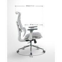 Офисное кресло myroo Office Wizard HS-3853H-1-G (light grey) - Превью изображения №21 — Интернет-магазин ПроЗаказ
