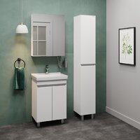  Onika Тумба под умывальник Милтон Квадро 55 (105562) - Превью изображения №4 — Интернет-магазин ПроЗаказ