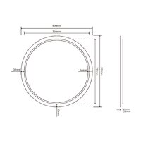  Roxen Зеркало Brimen 510195-80 80х80 - Превью изображения №10 — Интернет-магазин ПроЗаказ