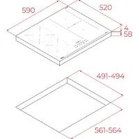 Варочная панель TEKA IBF 64210 SSM BK - Превью изображения №8 — Интернет-магазин ПроЗаказ
