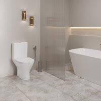 Унитаз напольный Lauter W224 2110224 + гигиенический душ Mist 21TZ221CH (горизонтальный выпуск) - Превью изображения №10 — Интернет-магазин ПроЗаказ