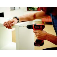 Дрель-шуруповерт Black & Decker BDCDD12 (с 1-м АКБ и без кейса) - Превью изображения №3 — Интернет-магазин ПроЗаказ