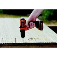 Дрель-шуруповерт Black & Decker BDCDD12 (с 1-м АКБ и без кейса) - Превью изображения №7 — Интернет-магазин ПроЗаказ