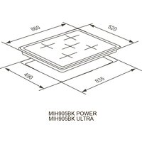 Варочная панель Meferi MIH905BK Power - Превью изображения №10 — Интернет-магазин ПроЗаказ