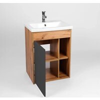  Viant Тумба под умывальник Бостон Como 70 VBOS70COG-T1STP - Превью изображения №3 — Интернет-магазин ПроЗаказ