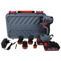 Profipower MKBL-18BM (с 2-мя АКБ, кейс, сменные патроны)