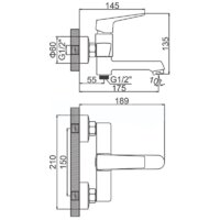 Смеситель Ledeme L3181 - Превью изображения №2 — Интернет-магазин ПроЗаказ