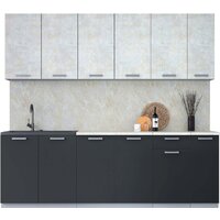 Интерлиния Мила Лайт 2.3 (бетон лайт/антрацит/опал светлый)