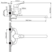 Смеситель Diadonna D-D22-294 - Превью изображения №3 — Интернет-магазин ПроЗаказ