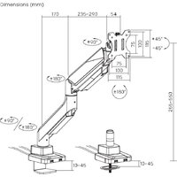 Кронштейн для монитора ErgoSmart Heavy-Duty U - Превью изображения №15 — Интернет-магазин ПроЗаказ