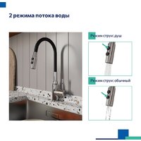 Смеситель Milardo Meal M01SB2FM05 - Превью изображения №9 — Интернет-магазин ПроЗаказ