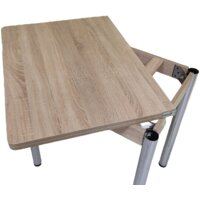 Кухонный стол СВД Юнио 80x60-120 012.Д2.Х (дуб сонома) - Превью изображения №2 — Интернет-магазин ПроЗаказ