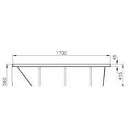 Ванна Vitra Neon 170x75 (прямоугольная) - Превью изображения №3 — Интернет-магазин ПроЗаказ