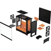 Корпус Fractal Design Pop Air RGB Orange Core TG Clear Tint FD-C-POR1A-05 - Превью изображения №2 — Интернет-магазин ПроЗаказ