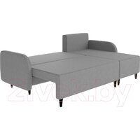 Угловой диван Mio Tesoro Velke SB3CHL (Malmo 90 Grey) - Превью изображения №3 — Интернет-магазин ПроЗаказ