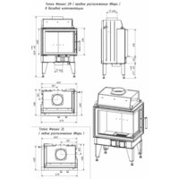 Свободностоящая печь-камин Мета-Бел Fenix 1R ТКТ 10.0-02 - Превью изображения №6 — Интернет-магазин ПроЗаказ