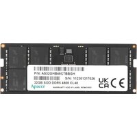 Apacer 32ГБ DDR5 SODIMM 4800 МГц AS32GHB48CTBBGH