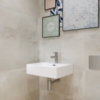 Умывальник Lauter 21478 + клапан 21190W + сифон 21635W (белый матовый) - Превью изображения №5 — Интернет-магазин ПроЗаказ