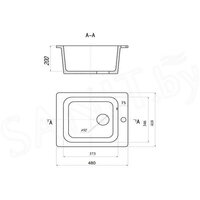 Кухонная мойка Wisent WA11-11 (с сифоном) - Превью изображения №5 — Интернет-магазин ПроЗаказ