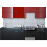 Интерлиния Мила Gloss 60-28 (бордовый/черный)