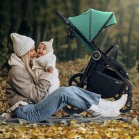 Коляска прогулочная «книга» Sweet Baby Unica (оливковый зеленый) - Превью изображения №13 — Интернет-магазин ПроЗаказ