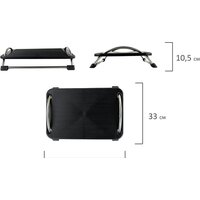 Подставка для ног BRAUBERG 43.5х33 см 531488 - Превью изображения №4 — Интернет-магазин ПроЗаказ