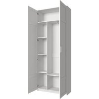 Шкаф распашной Anrex Skagen 2D-230 (белый) - Превью изображения №2 — Интернет-магазин ПроЗаказ