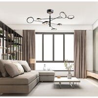 Люстра средней высоты Yeelight Arowana Chandelier C2103 YLDL029 (8 плафонов) - Превью изображения №7 — Интернет-магазин ПроЗаказ