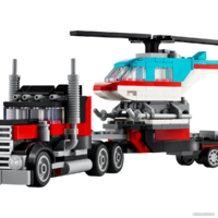 Конструктор LEGO Creator 31146 Грузовик-платформа с вертолетом 3в1 - Превью изображения №2 — Интернет-магазин ПроЗаказ
