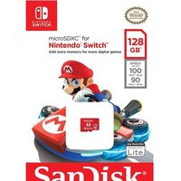 Карта памяти SanDisk Nintendo Switch Licensed Card Super Mario Edition microSDXC 128GB SDSQXAO-128G-GNCZN - Превью изображения №4 — Интернет-магазин ПроЗаказ