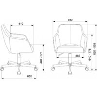 Офисное кресло Бюрократ CH-380M (черный экокожа) - Превью изображения №12 — Интернет-магазин ПроЗаказ