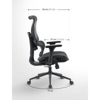 Офисное кресло myroo Office Wizard HS-3853H-1-B (black) - Превью изображения №20 — Интернет-магазин ПроЗаказ