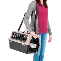 Переноска Ferplast Atlas 10 Trendy Plus (черный) - Превью изображения №2 — Интернет-магазин ПроЗаказ