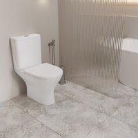 Унитаз напольный Lauter W224 2110224 + гигиенический душ Rainix 21LT7712BM (горизонтальный выпуск) - Превью изображения №11 — Интернет-магазин ПроЗаказ