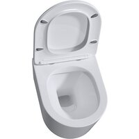 Унитаз подвесной Roxen Simple Compact в комплекте с инсталляцией StounFix Dual Fresh 6 в 1 911522 (кнопка: черный матовый) - Превью изображения №9 — Интернет-магазин ПроЗаказ