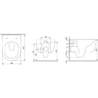 Унитаз подвесной Damixa Scandinavian Pure DX36C1701SC - Превью изображения №5 — Интернет-магазин ПроЗаказ