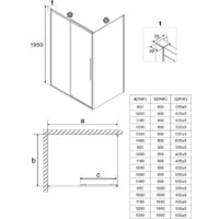 Душевой уголок Niagara 100x100x195 NG-64-10A-A100-34 (хром/прозрачное стекло) - Превью изображения №10 — Интернет-магазин ПроЗаказ